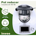 Miniatyrbillede 3 af 5: Skålreduktion til Thermomix, Blender Skål Divider Kompatibel med Thermomix TM5, TM6, Reducer, Hak og Forebyg Sprøjt for Køkken Tilbehør Værktøjer