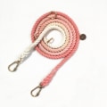 Miniatyrbilde 1 av 3: Dobbelt-ended multifunksjonell crossbody hundebånd gradient håndvevd kjæledyr bånd