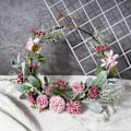 Miniatyrbilde 3 av 5: Kunstig blomsterkrans, dørblomsterkrans, veggdekorasjonsblomsterkrans for bryllup, fest, hjemmedekor
