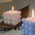 Miniatyrbillede 3 af 5: 1 stk. 3D boblehjerte stearinlysform silikone stearinlysform - DIY stearinlysform - chokoladeform - harpiksform - silikoneform