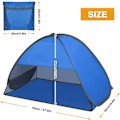 Miniatyrbilde 3 av 5: Strandtelt, Pop Up Strandtelt (27,56*19,69*17,7in) for 1-2 Person