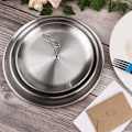 Miniatyrbillede 3 af 5: 3-lags kageopsats, kageopsats i rustfrit stål til fødselsdage, bryllupper, babyshowers, til cupcake slik donut dessertdisplay
