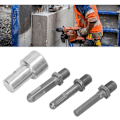 Miniatyrbillede 2 af 5: 1 til 3 Bor Adapter Boreadapter Kulstofstål Rund Chuck 2 Huller 2 Slidser Havebor Boreforbindelse Haveredskaber