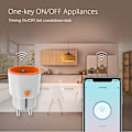 Miniatyrbilde 4 av 5: Tuya ZigBee 16a Intelligent stikkontakt EU Spenningsmåling av strømspenning i sanntid med telling av intelligente trinn Ho Liaison Cell Application
