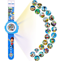 Miniatyrbillede 1 af 5: Børneprojektionsur, Projektionslegetøj, Digitalt Armbåndsur med Projektor, Børnelegetøj - 24 Projektionsmønstre, Smartwatch med Digital Projektor til Drenge og
