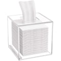 Miniatyrbillede 1 af 5: Akryl Servietbeholder Transparent Servietholder Firkantet Servietholder til Hjemmet Kontor Restaurant - Transparent