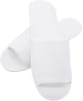 5 par tøfler, universell størrelse, unisex, hvit, 28 cm, leveres med oppbevaringspose