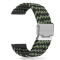 Miniatyrbilde 3 av 3: Egnet for Garmin Huawei Samsung justerbar nylon flettet spenne smart armbånd 22mm integrert justering (B3)(B3)
