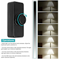 Miniatyrbillede 5 af 5: 3-100W LED bagkant dæmper (rotary variator), bruges til dæmpbar LED, glødelampe, halogenlampe, 220-240V, ENTRUCTER CE, Sort