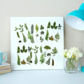 Miniatyrbilde 5 av 5: 4 Pakke Presset Tørkede Blader Herbarium Plante Kronblad Blader Mix Ekte Naturlige Tørkede Blader For Resin Art DIY Neglekunst Pynt Klistremerker Presset Le