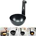 Miniatyrbilde 4 av 5: 4 stk. praktiske krokholder-bakestål-dingser med komfyr-eggformingskopper-verktøy-verktøyoppheng-frittering-rustfritt husholdningskokt dampoppformer-kok