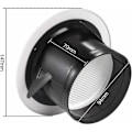 Pikkukuva 4 / 5: 100 mm:n ilmanvaihtoaukko suojaritilällä - ABS (Ø100 mm)