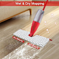 Pikkukuva 3 / 5: 4 kpl Täyttöpakkaus Vileda Mop 12 Spray Max -moppiin, 100 % mikrokuitumoppi luudalle, uudelleenkäytettävä, sopii kaikille lattiatyypeille