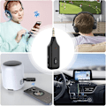 Pikkukuva 5 / 5: Bluetooth-autoadapteri 3,5 mm:n liittimellä, Bluetooth v5.1 rx tx -lähetin handsfree-autoon, Bluetooth-lähetin stereoille, PC:lle, TV:lle, audiolle, c