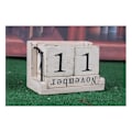 Miniatyrbillede 5 af 5: (Ild) Træstammer Manuel Ornamenter Evighedskalender Lille Skrivekalender Træstammer Sæt til Daglig Brug