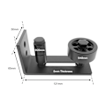 Miniatyrbillede 3 af 5: Multifunktionel Gulv Porte Porte De Grange Rulle Justerbar Rulle Gulvguide til Skydedøre