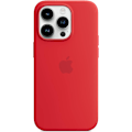 Miniatyrbillede 3 af 5: Apple - Rød silikonecover til iPhone 14 Pro