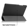 Miniatyrbillede 4 af 5: Samsung Galaxy S8 Universal Tablet Læderetui (Sort) til Samsung Galaxy TAB S8 2022 modeller/S7 11 T870/T875 2020 modeller