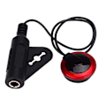 Miniatyrbillede 2 af 4: Akoustisk Piezo Kontakt Mikrofon Pickup Til Guitar Violin Mandolin Ukulele Sort