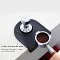 Miniatyrbillede 3 af 5: Tampemåtte, Espressotampemåtte, Kaffe Pulver Pressepude, Kaffe Tamper Måtte, Kaffe Tamper Måtte, Espresso Tampe Hjørne Kaffe Tamper Holder Pad f