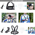 Pikkukuva 3 / 4: 50-in-1 toimintakameran lisävarustepaketti, yhteensopiva GoPro Hero 9 8 Max 7 6 5 4 Black GoPro 2018 Session Fusion Silver White Insta360 DJI AKASO APE