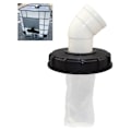 Miniatyrbillede 1 af 5: 163 mm regnvandsfilterdæksel, vaskbart nylon IBC-filter, IBC-dæksel filterdæksel til IBC regnvandstank