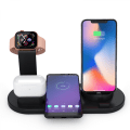 Miniatyrbild 1 av 5: iWatch 4-i-1 trådlös laddning tillämplig på Apple mobiltelefon hörlurar klocka trådlös laddning mobiltelefonhållare