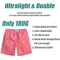 Miniatyrbild 4 av 5: Badbyxor för män M Badshorts för strandsemester Snabbtorkande för poolbad