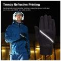 Miniatyrbillede 3 af 5: Børns løbesportshandsker Cykling Drenge Vinter Touch Screen(M) Termiske Børn Piger Vindtætte Udendørs Anti-slip Handsker Varme Cykelture Fodbold W