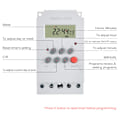 Miniatyrbild 5 av 5: Programmerbar digital timer AC 220 V 25 A, Elektronisk timerkontroller på DIN-skena med LCD och klockskärm