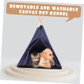 Miniatyrbillede 4 af 5: Indendørs kæledyrshule telt udendørs tipi kat tipi kattetelte indendørs kæledyr tipi killingehule telt indendørs kennel