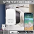 Miniatyrbillede 3 af 5: 2 stk. Wi-Fi vandlækagedetektor, 130dB smart oversvømmelsesdetektor, vanddetektor trådløs vandalarmsensor, Smart Life APP smartphone push-notifikation