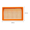 Miniatyrbilde 4 av 5: Pakke med 2 erstatningsfiltre for Karcher WD4 WD5 WD6 MV4 MV5 MV6 med flatt flatt