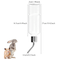 Miniatyrbilde 2 av 5: Hamster vannflaske, 180 ml vanndispenser for små dyr, kanin vannfôrer, kanin hengende vannfountain dispenser, for liten kjæledyrflaske, hamsteravgift