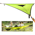 Miniatyrbillede 2 af 5: Air Multi - person trekant hængekøje bærbar Mesh Fabric hængekøje luft Træ telt fritid net seng（2.8*2.8M）