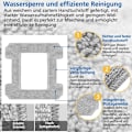 Pikkukuva 3 / 5: 6 puhdistusliinan sarja Ecovacs Winbot Winbot Winbot WinBot Winders Robots W1 / W2 / W2 Omni -robotti-ikkunanpesurille - Puhdistusliina pestävissä
