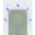 Miniatyrbillede 4 af 4: MagSafe induktiv biloplader, kompatibel med iPhone 13/13Pro/13Mini/13 Pro Max/12/12 Pro/12 Mini/12 Pro Max, hurtig trådløs billader, magnetisk bil