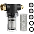 Miniatyrbillede 1 af 5: Havefilter til højtryksrenser, vandindløbsfilter, sediment inline filter, 40 mesh si, ekstra 100 mesh