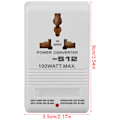 Miniatyrbillede 5 af 5: 100W Rejseadapter Spændingsomformer 110V/120V til 220V/240V Step-up og Step-down Transformer, til Forskellige Lande (CN Standard Stik)