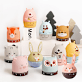 Miniatyrbillede 4 af 4: Cartoon Time Manager Zoo Cute Pet Mekanisk Timer
