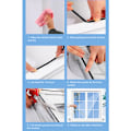 Miniatyrbilde 4 av 5: DIY selvklebende myggnetting, 1,5*2m hvit