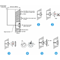 Miniatyrbillede 5 af 5: PAR56 LED Pool Light, 18W IP68 Vandtæt Pool Spot Light, LED Nedsænkelig Pool Projektør, 1800lm, 120° Strålevinkel, IP68 Vandtæt, 12V DC/AC，