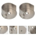 Miniatyrbilde 4 av 5: 2 stk metallstangsokkel, flens U-formet stangbrakett, skapstangsokkel, 28mm gardinstangbrakett, enkel å installere på badet