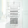 Miniatyrbilde 4 av 5: G 1-1/4 Krom Messing Pop-up Vaskavløp uten Overløp, Utstyrt med Enkelt Trykknapp Åpnings- og Lukkingssystem.