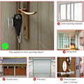 Miniatyrbilde 2 av 4: 2-pak bærbar dørstopper for hotell, hjem, soverom, leilighet, rød og svart