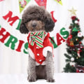Miniatyrbild 4 av 5: Husdjurs juldräkter, katt hund juldräkt husdjur älgdräkt hund juldräkt med hatt för små medelstora hundar katter (XL)(XL)
