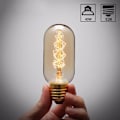 Miniatyrbillede 3 af 5: 12 T45 Edison 40W pærer 40w Wolframlampe Retro Spiral 220V