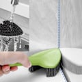 Miniatyrbillede 4 af 5: 1 stk. 3 i 1 Multifunktionel Rengøringsbørste, Rengøringsbørste til mellemrum med trekantet hoved, Menage børste med ophængningshul til rillekøkken