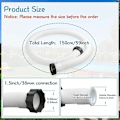 Pikkukuva 3 / 5: Intex-uima-altaan adapterin VAIHTO POPER POOL POPER POPT PUMP PUMP PIPCTS (2 osaa)