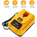 Pikkukuva 4 / 5: (Keltainen) DC9310 Dewalt Nicd ja Nimh 7.2 V-18 V akkulaturin korvaaja DC9096 DC9098 DC9099 DC9091 DC9071 DE9057 DW9096